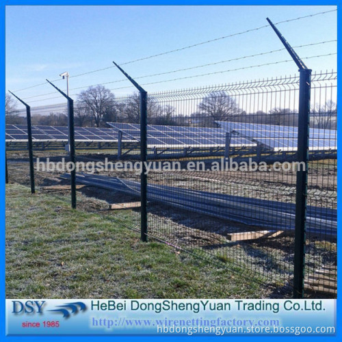 Hot sale PVC coated/Anping Galvanized 3D Welded Wire Mesh Fence Panel
